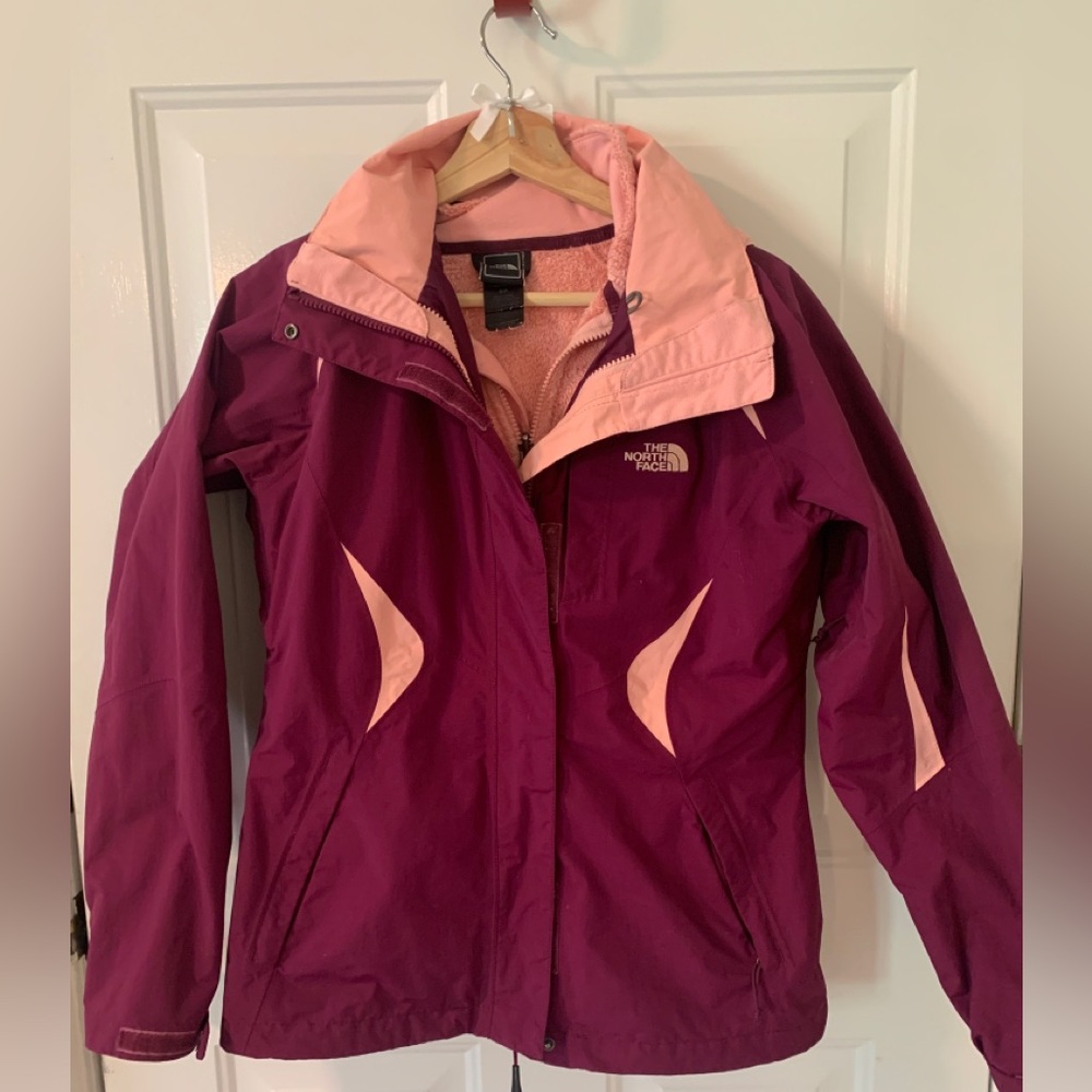 NorthFace Jacket Size Small Purple/Pink 2-in-1